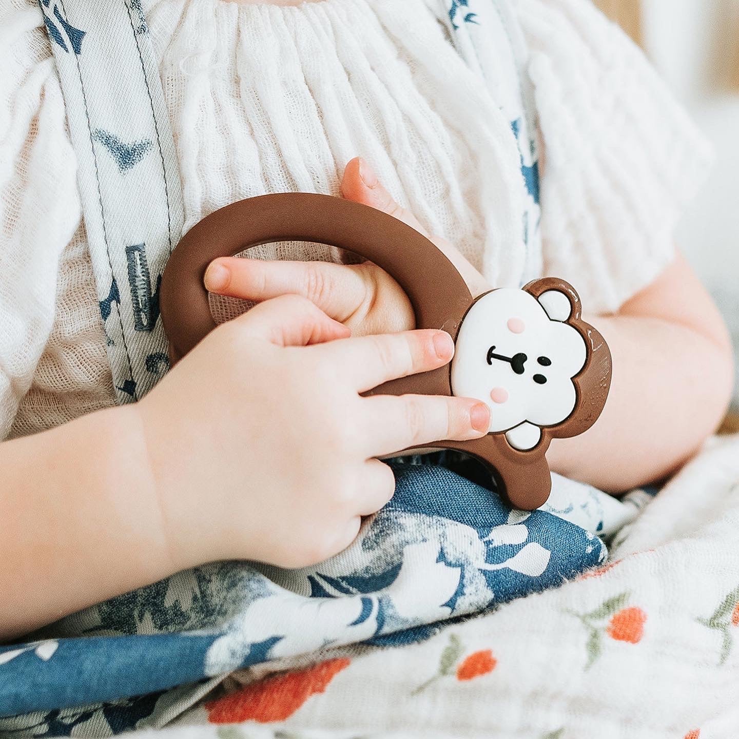 Monkey Teether - Magnolia BabyTeether