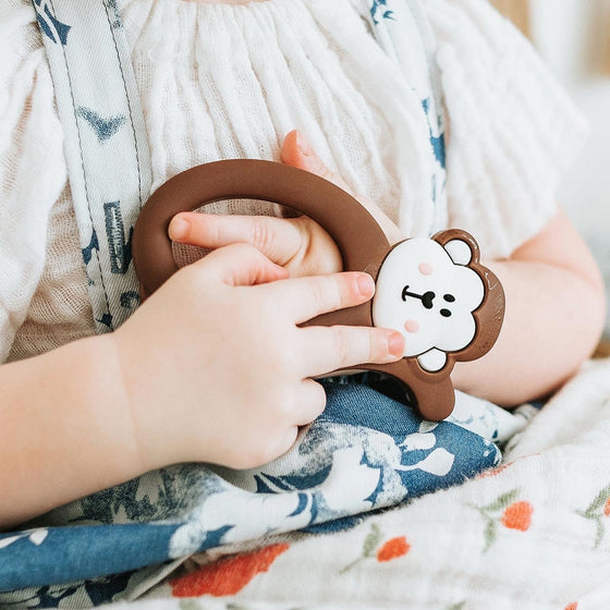 Monkey Teether - Magnolia BabyTeether