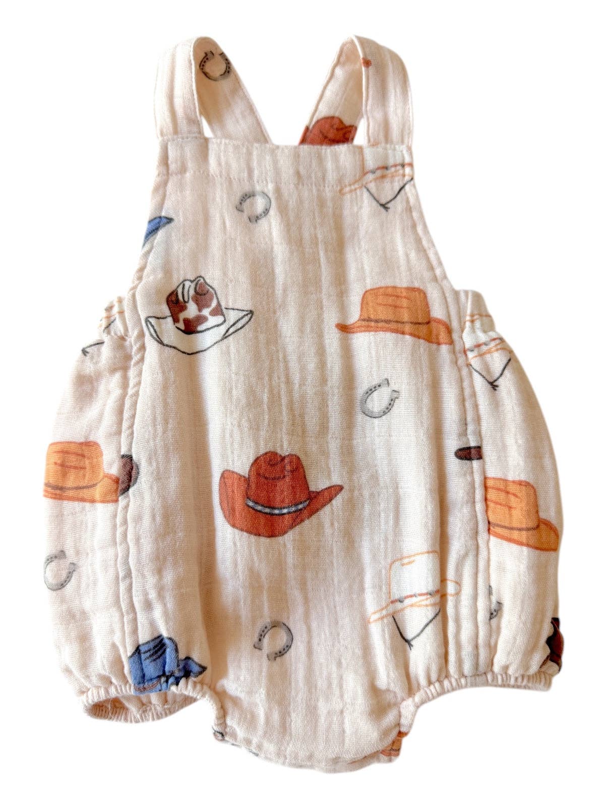 Muslin Retro Sunsuit - Western - Magnolia BabyBubble