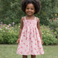 Muslin Smocked Tube Dress - Gingham Cherries - Magnolia BabyDress