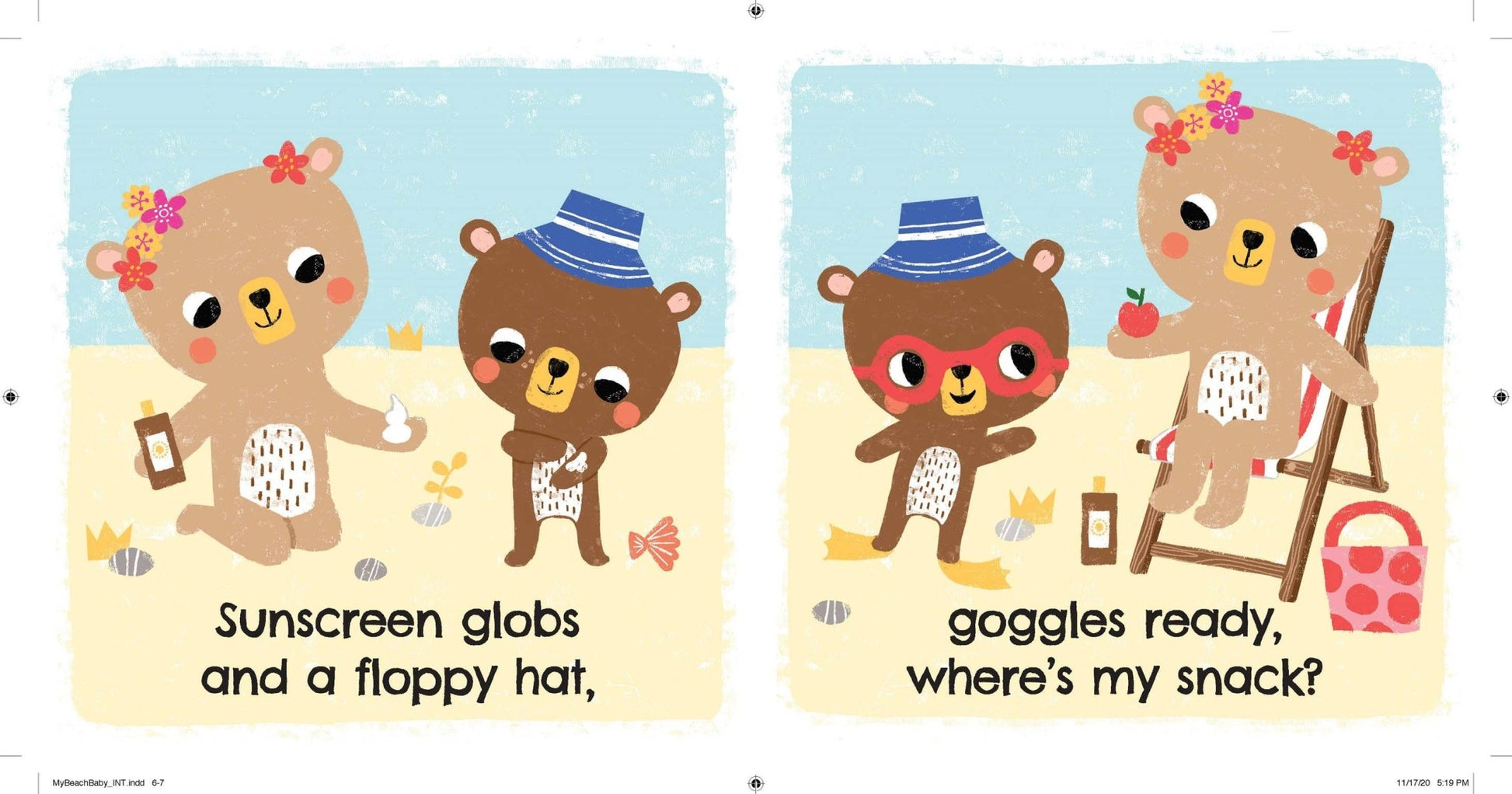 My Beach Baby Board Book - Magnolia Baby