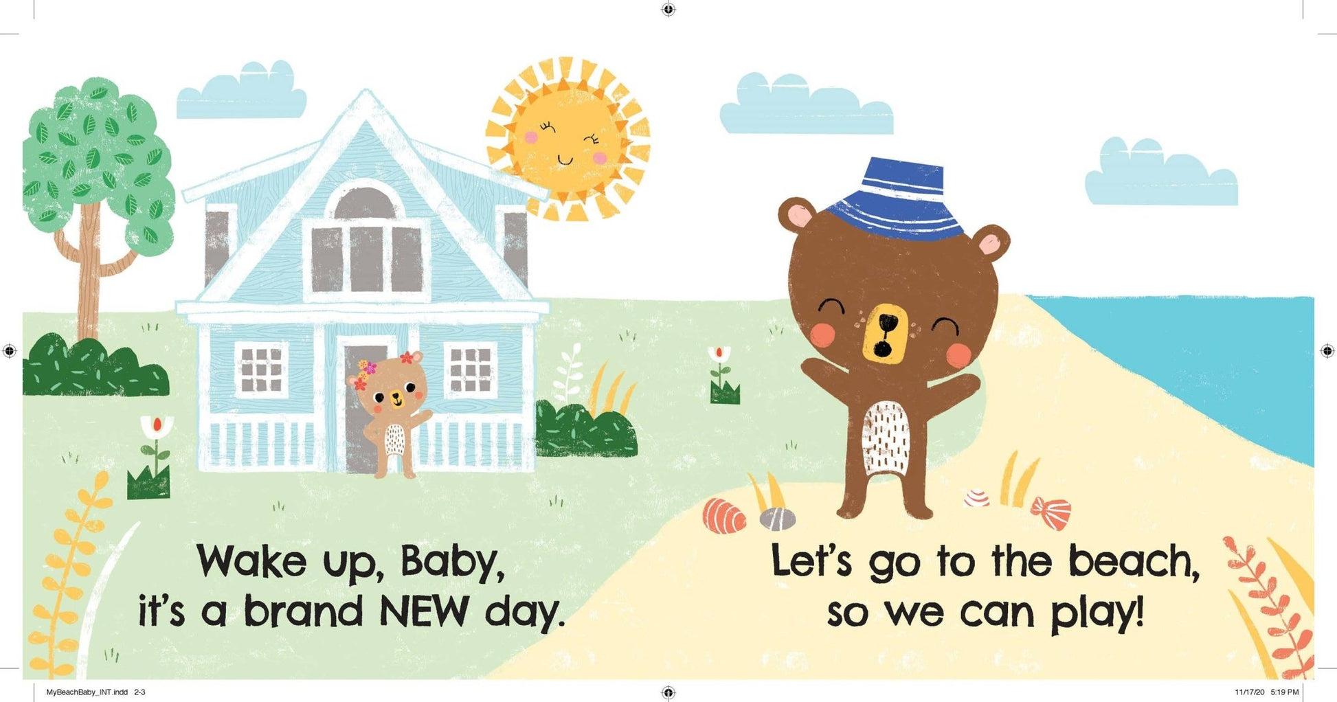 My Beach Baby Board Book - Magnolia Baby