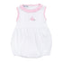 My First Sailboat Embroidered Bubble - Pink - Magnolia BabyBubble