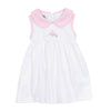 My First Sailboat Embroidered Collared Dress - Pink - Magnolia BabyDress