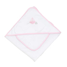  My First Sailboat Embroidered Towel Set - Pink - Magnolia BabyTowel Set