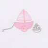My First Sailboat Embroidered Towel Set - Pink - Magnolia BabyTowel Set