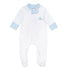 My First Sailboat Embroidered Zip Footie - Light Blue - Magnolia BabyFootie