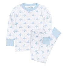  My First Sailboat Long Pajamas - Light Blue - Magnolia BabyLong Pajamas