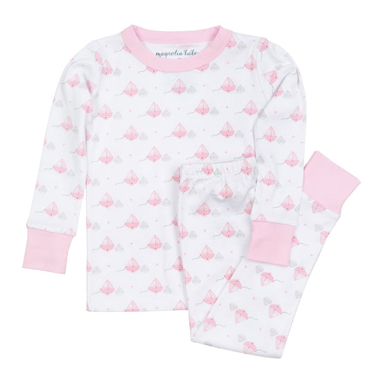 My First Sailboat Long Pajamas - Pink - Magnolia BabyLong Pajamas