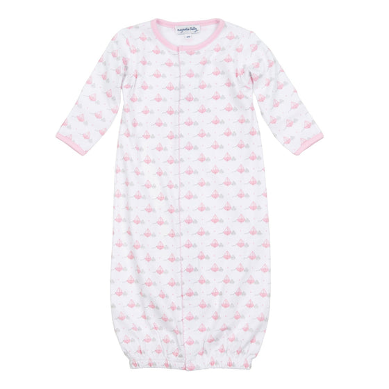 My First Sailboat Print Converter - Pink - Magnolia BabyConverter Gown