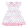 My First Sailboat Print Dress - Pink - Magnolia BabyDress