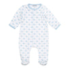 My First Sailboat Print Footie - Light Blue - Magnolia BabyFootie