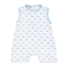  My First Sailboat Print Short Playsuit - Light Blue - Magnolia BabyShort Playsuit