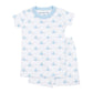 My First Sailboat Short Pajamas - Light Blue - Magnolia BabyShort Pajamas