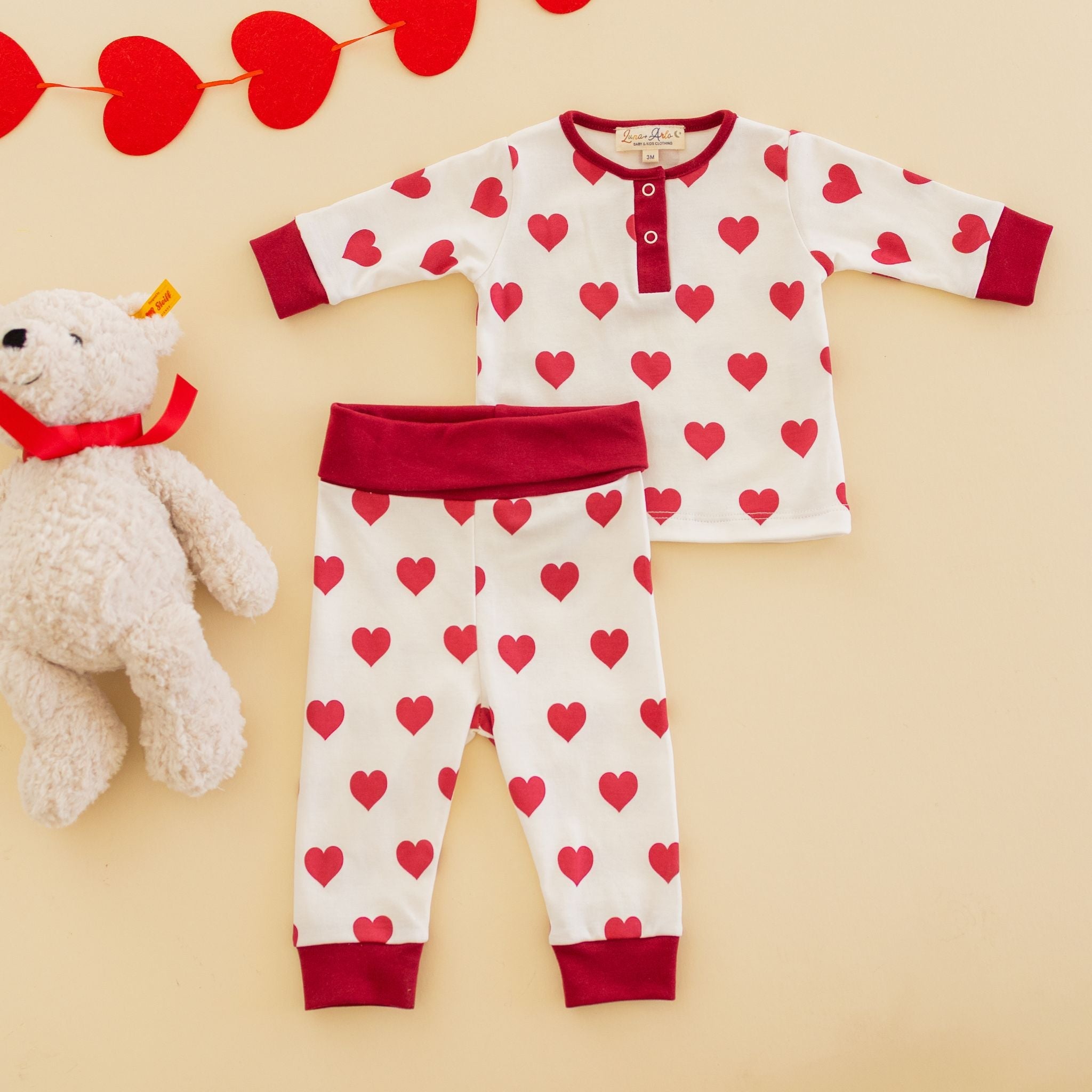 My Heart 2pc Pant Set by Luna and Arlo - Magnolia Baby2pc Pant Set