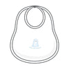My Little Boo Embroidered Baby's First Halloween Bib - Light Blue - Magnolia BabyBib