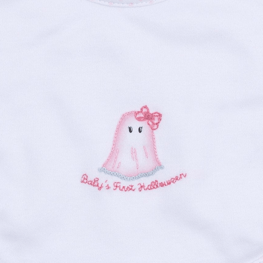 Magnolia Baby_My Little Boo Embroidered Baby's First Halloween Bib - Pink_2