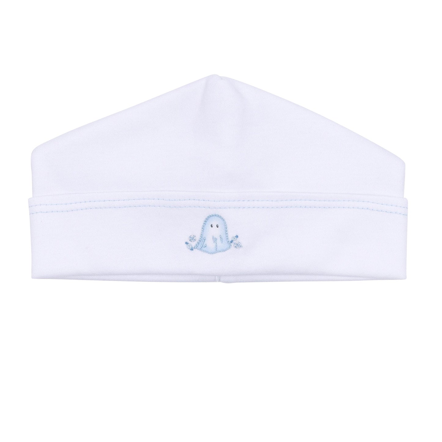My Little Boo Embroidered Hat - Light Blue - Magnolia BabyHat