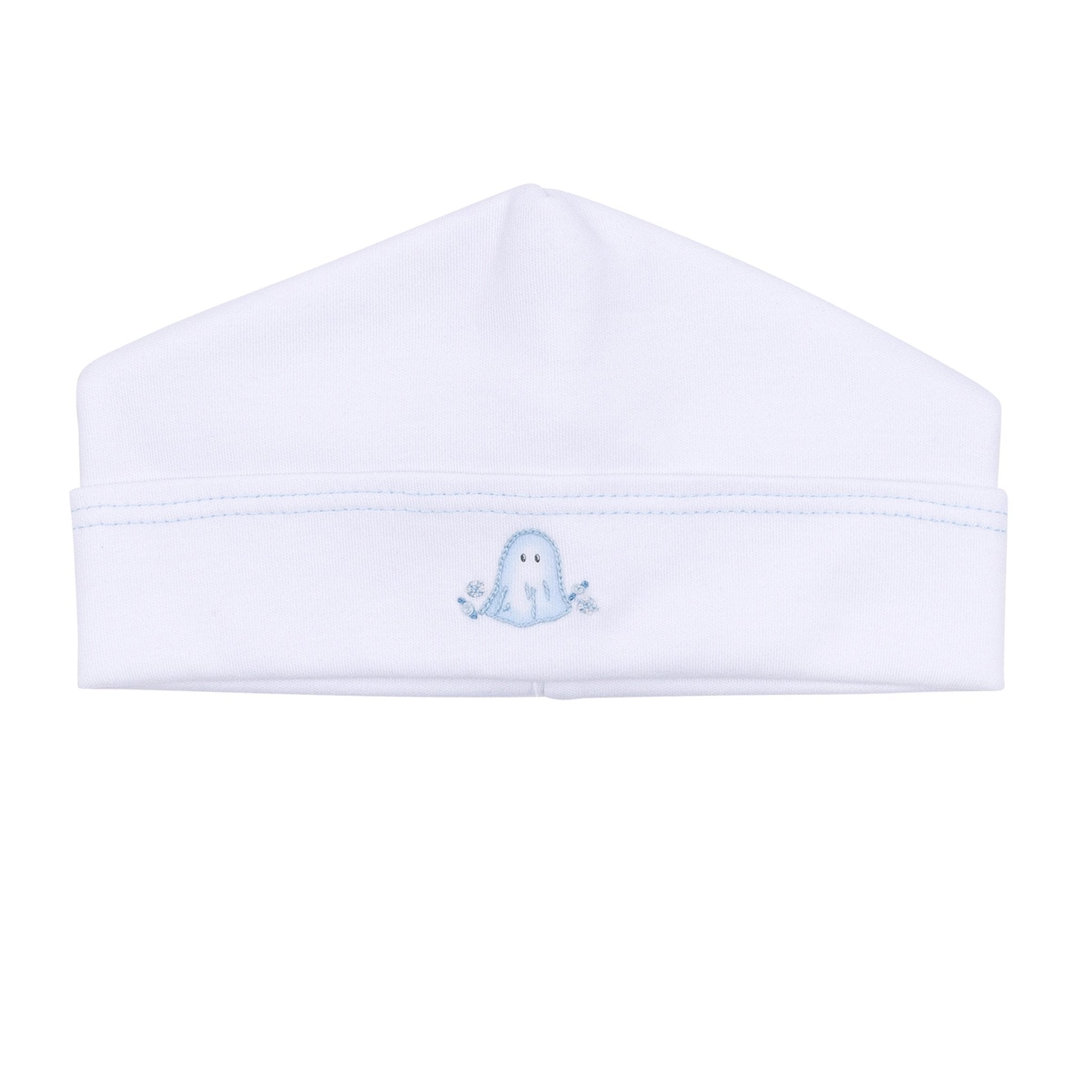 My Little Boo Embroidered Hat - Light Blue - Magnolia BabyHat