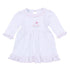 My Little Boo Embroidered Long Sleeve Dress - Pink - Magnolia BabyDress