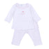 My Little Boo Embroidered Ruffle 2pc Pant Set - Pink - Magnolia Baby2pc Pant Set