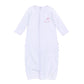 My Little Boo Embroidered Ruffle Converter - Pink - Magnolia BabyConverter Gown