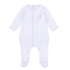 My Little Boo Embroidered Ruffle Footie - Pink - Magnolia BabyFootie
