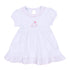 My Little Boo Embroidered Short Sleeve Dress - Pink - Magnolia BabyDress