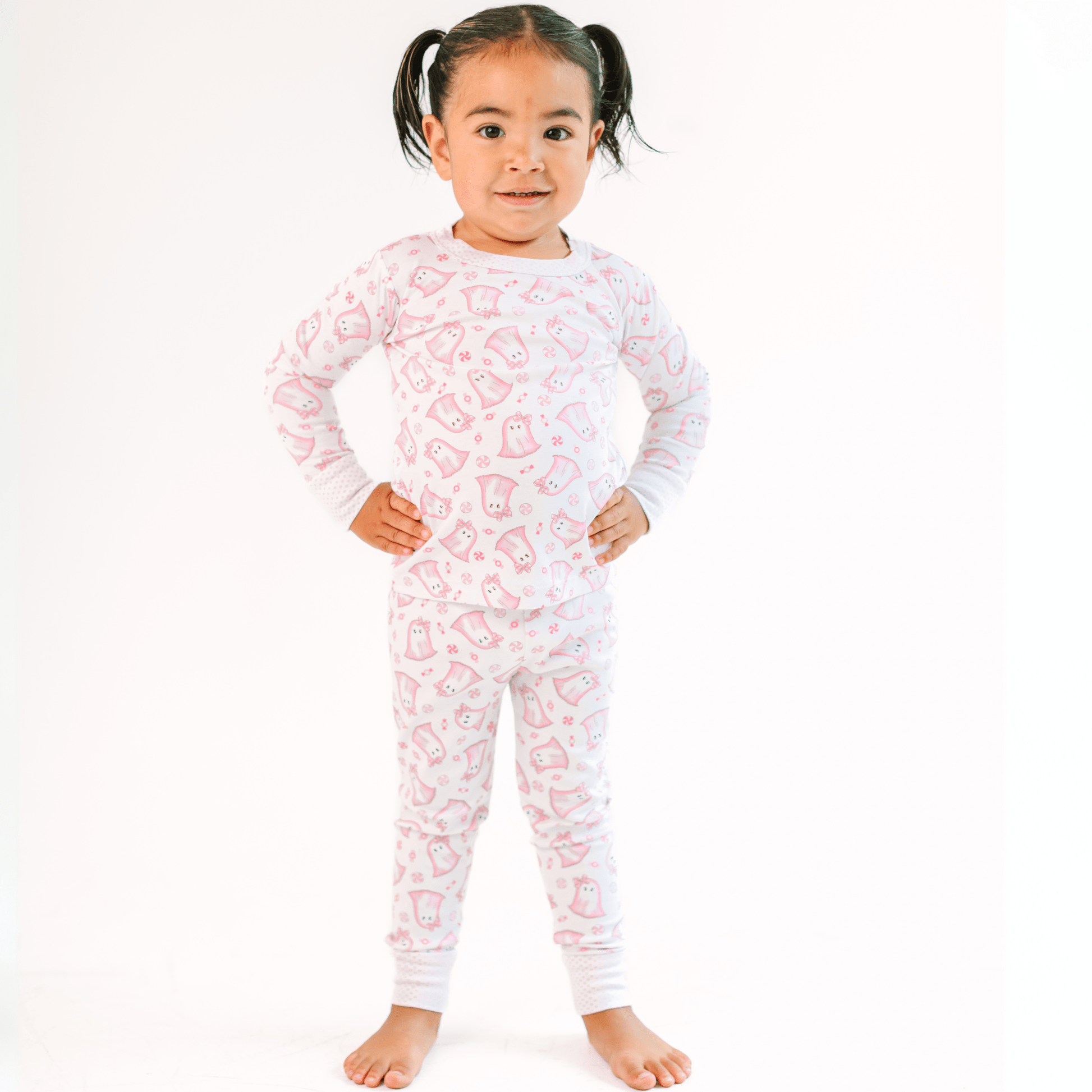 My Little Boo Long Pajamas - Pink - Magnolia BabyLong Pajamas