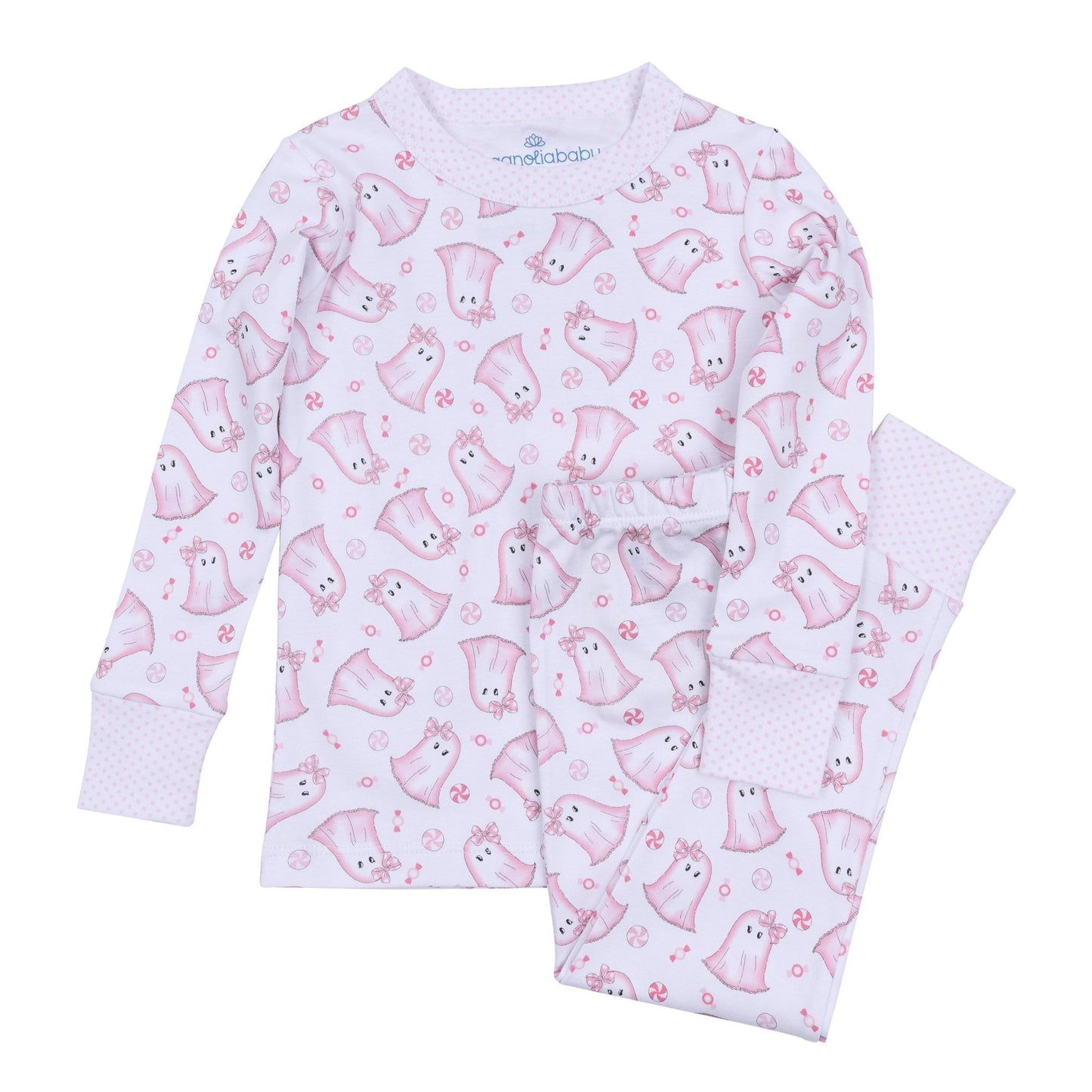 My Little Boo Long Pajamas - Pink - Magnolia BabyLong Pajamas