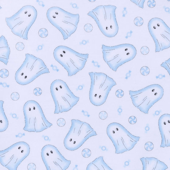 My Little Boo Print Converter - Light Blue - Magnolia BabyConverter Gown