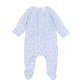 My Little Boo Print Footie - Light Blue - Magnolia BabyFootie