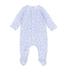 My Little Boo Print Footie - Light Blue - Magnolia BabyFootie