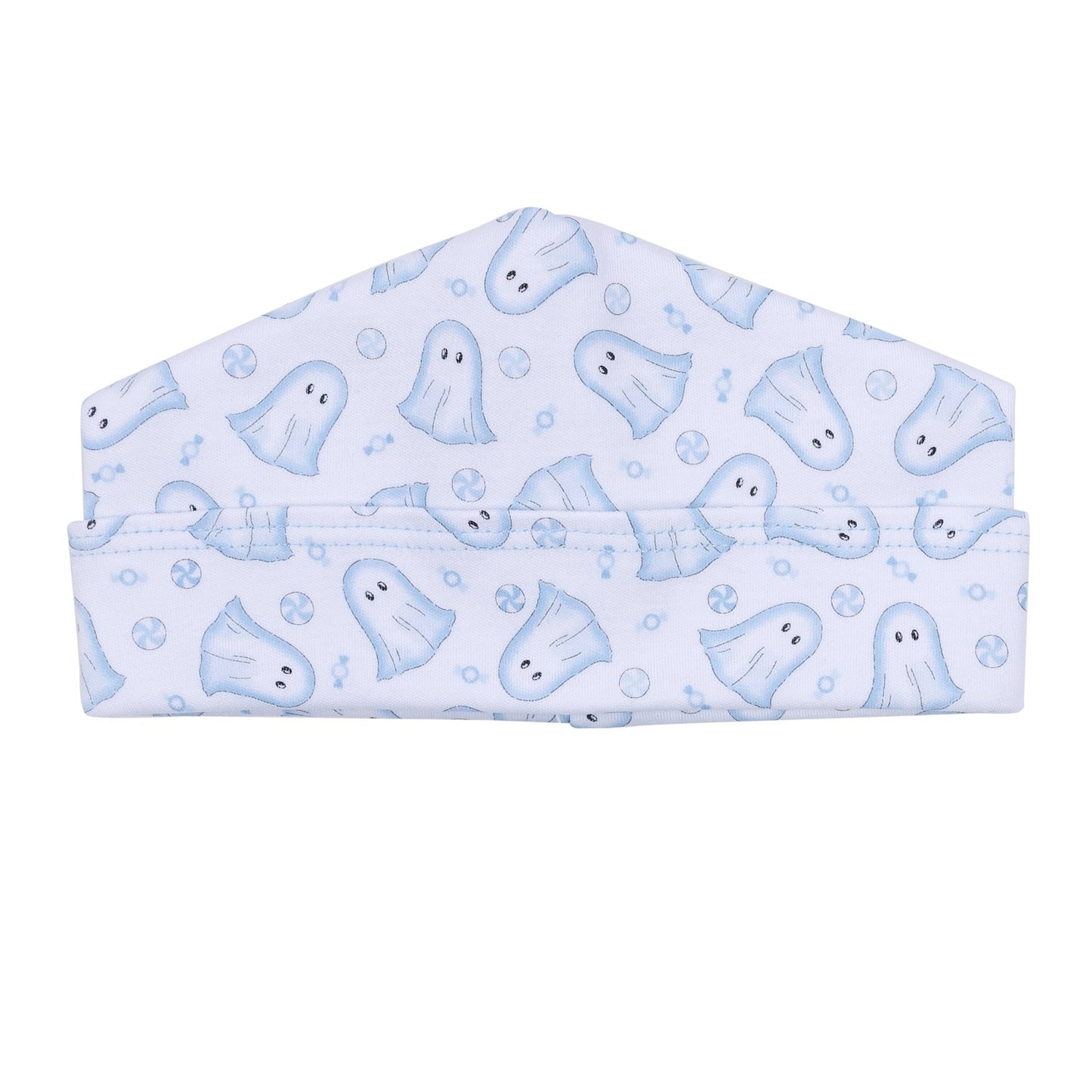 My Little Boo Print Hat - Light Blue - Magnolia BabyHat