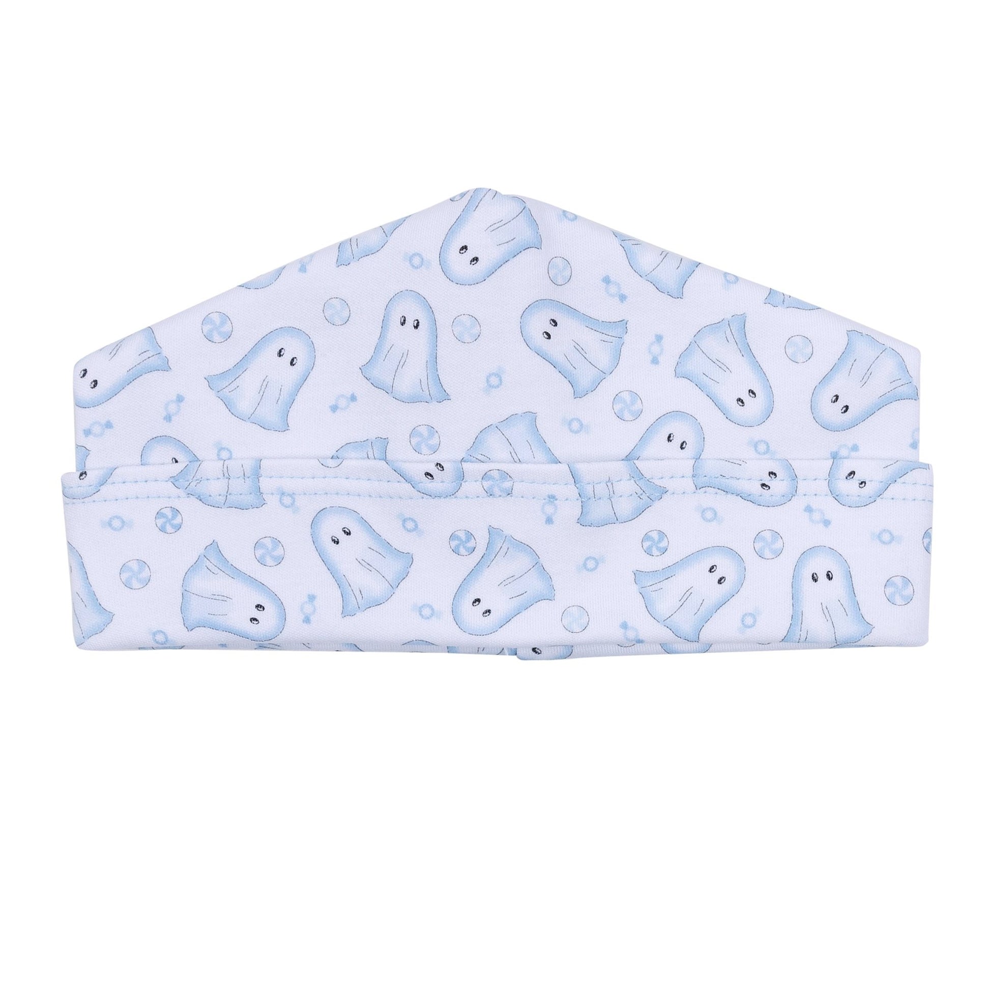 My Little Boo Print Hat - Light Blue - Magnolia BabyHat