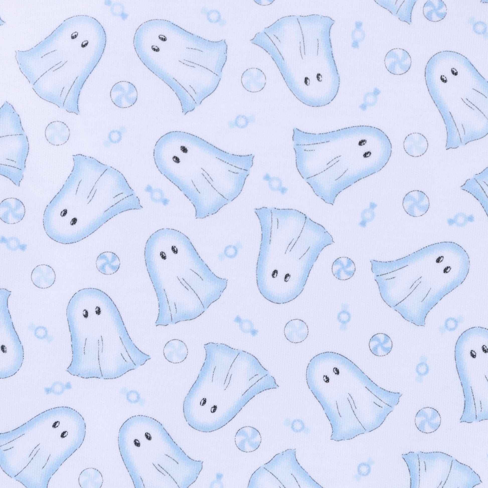 My Little Boo Print Hat - Light Blue - Magnolia BabyHat