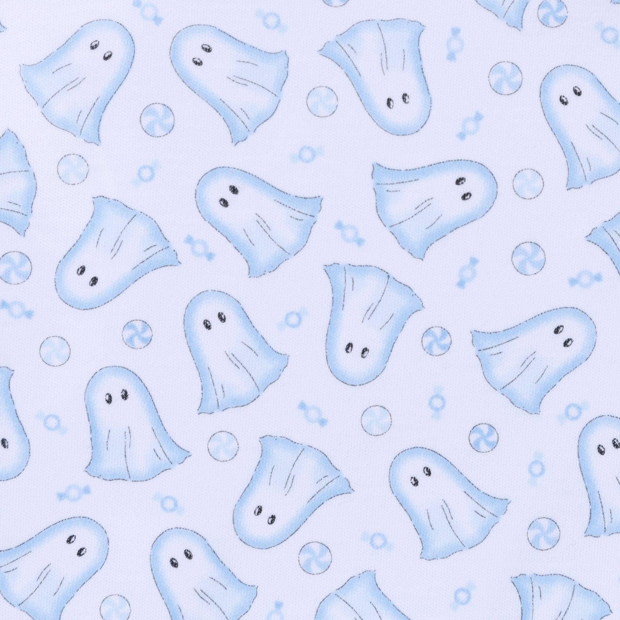 My Little Boo Print Hat - Light Blue - Magnolia BabyHat