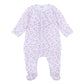 My Little Boo Print Ruffle Footie - Pink - Magnolia BabyFootie