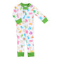 My Lucky Charm Celery Zipper Pajamas - Magnolia BabyZipper Pajamas