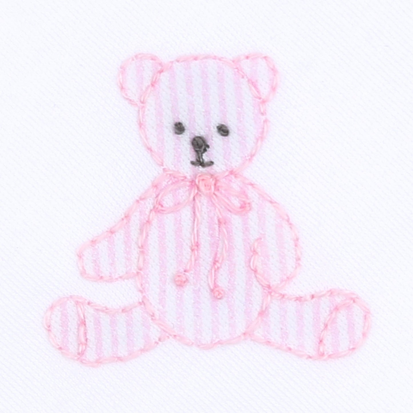 My Teddy Bib - Pink - Magnolia BabyBib