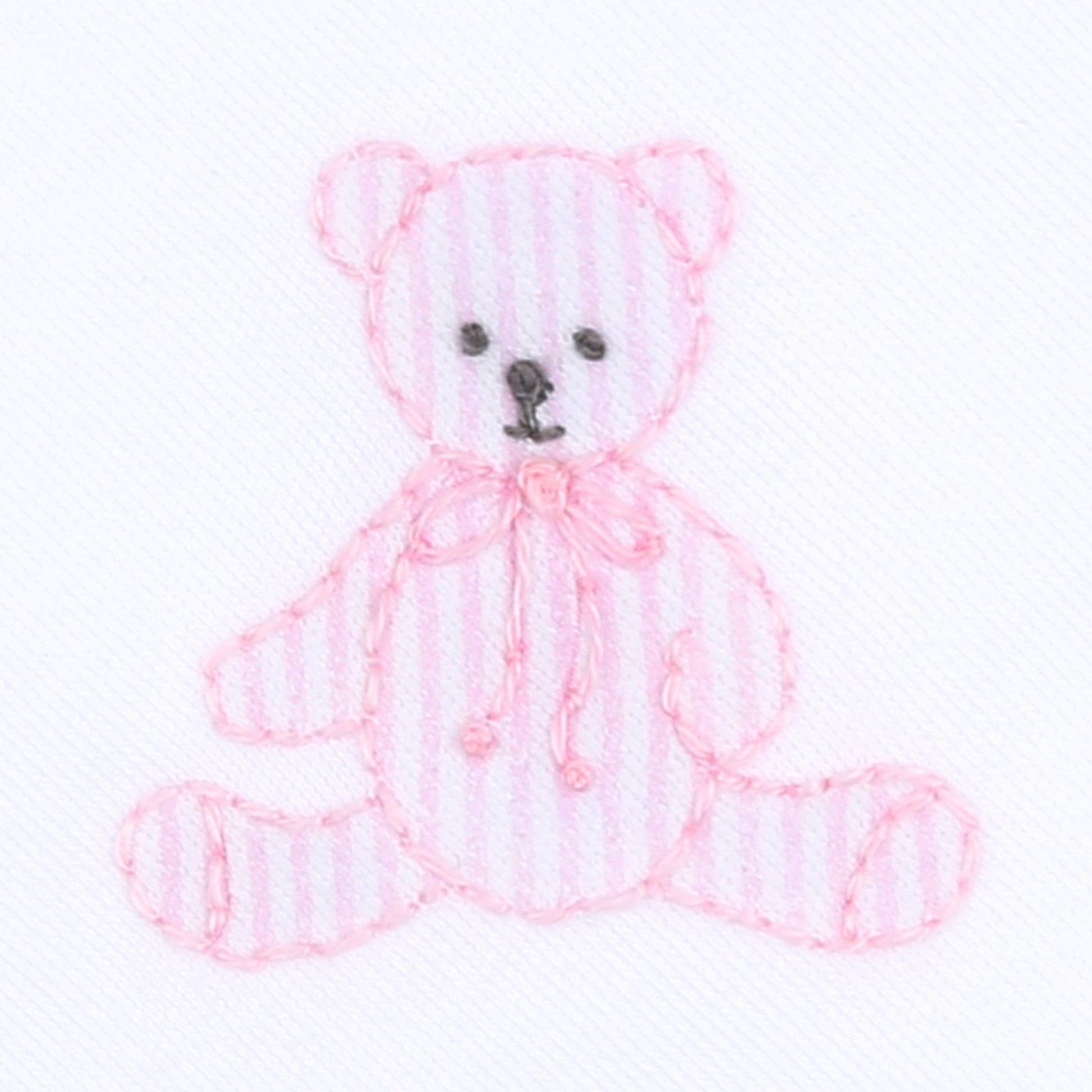 My Teddy Bib - Pink - Magnolia BabyBib