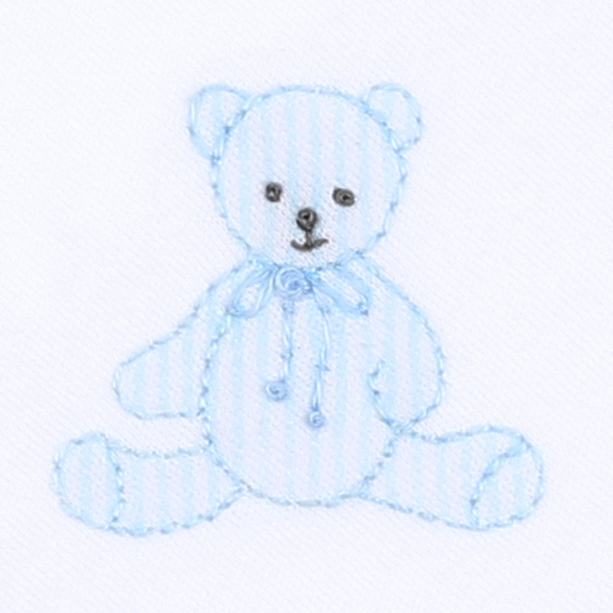My Teddy Blanket - Blue - Magnolia BabyReceiving Blanket