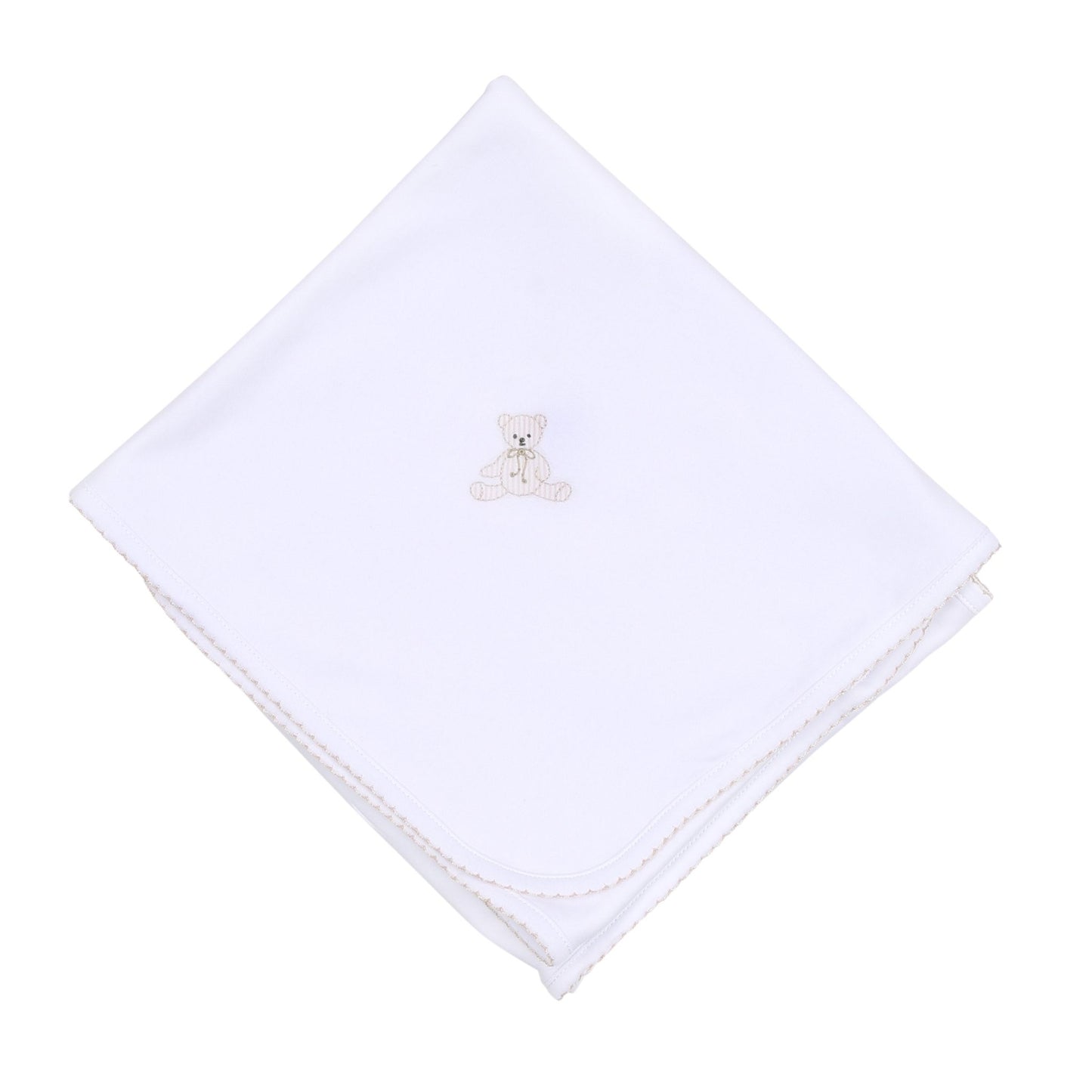 My Teddy Blanket - Ivory - Magnolia BabyReceiving Blanket