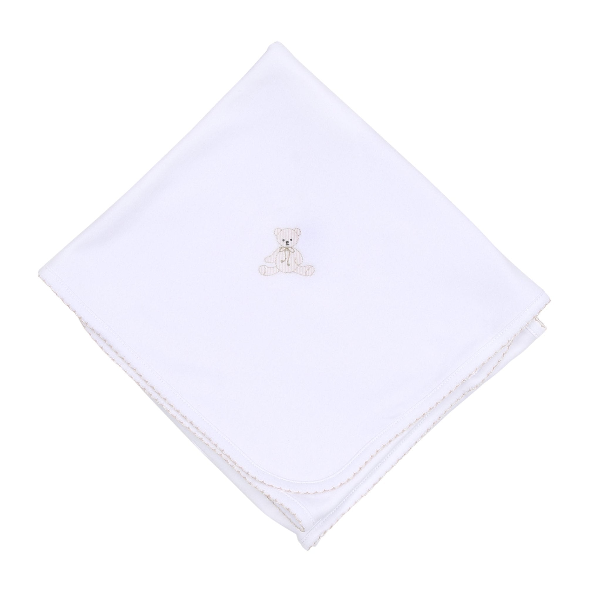 My Teddy Blanket - Ivory - Magnolia BabyReceiving Blanket