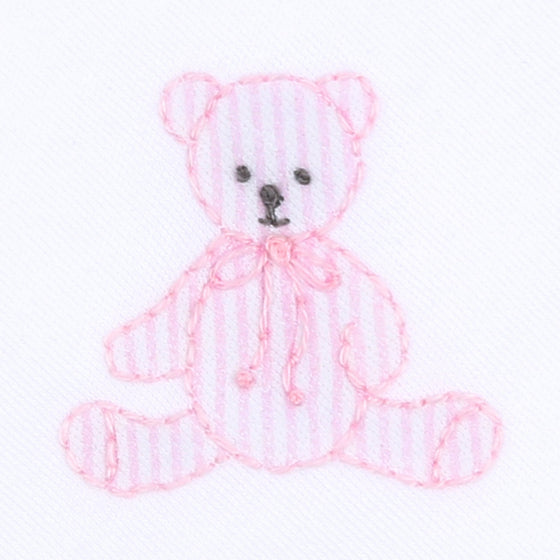 My Teddy Footie - Pink - Magnolia BabyFootie