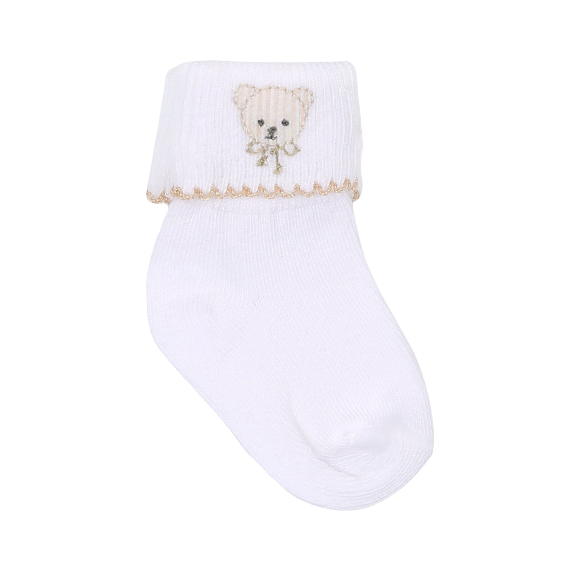 My Teddy Socks - Ivory - Magnolia BabySocks