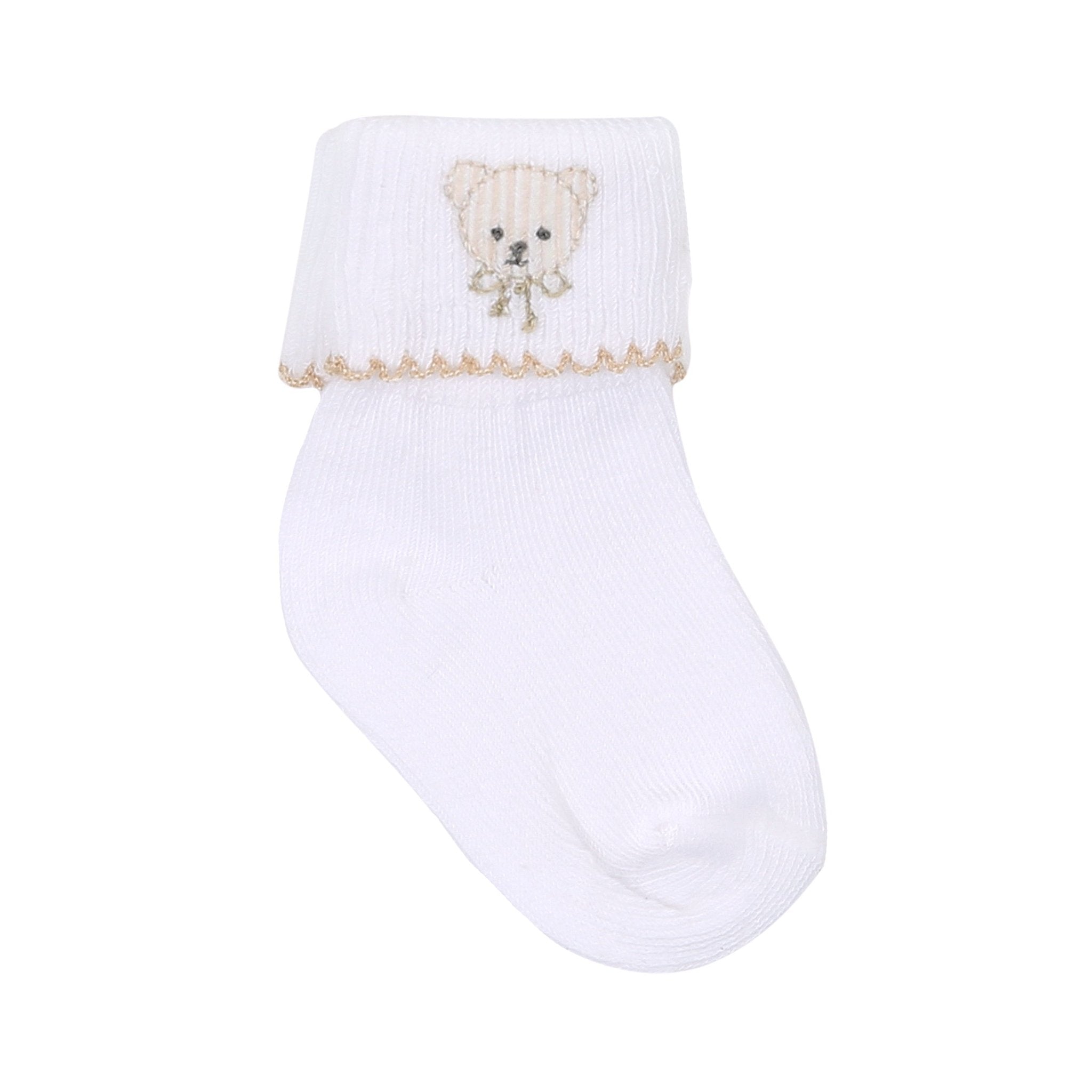 My Teddy Socks - Ivory - Magnolia BabySocks