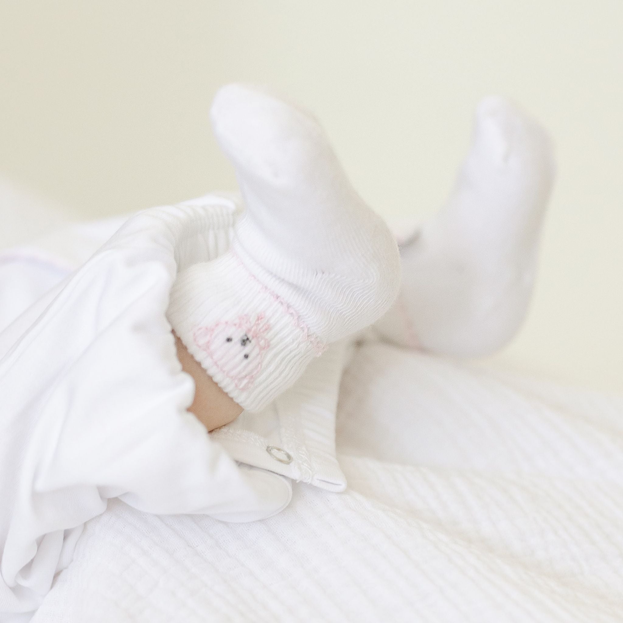 My Teddy Socks - Pink - Magnolia BabySocks