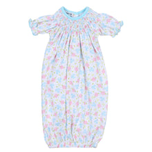  Natalie's Classics Bishop Print Short Sleeve Gown - Magnolia BabyGown
