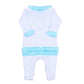 Natalie's Classics Embroidered Ruffle Footie - Magnolia BabyFootie